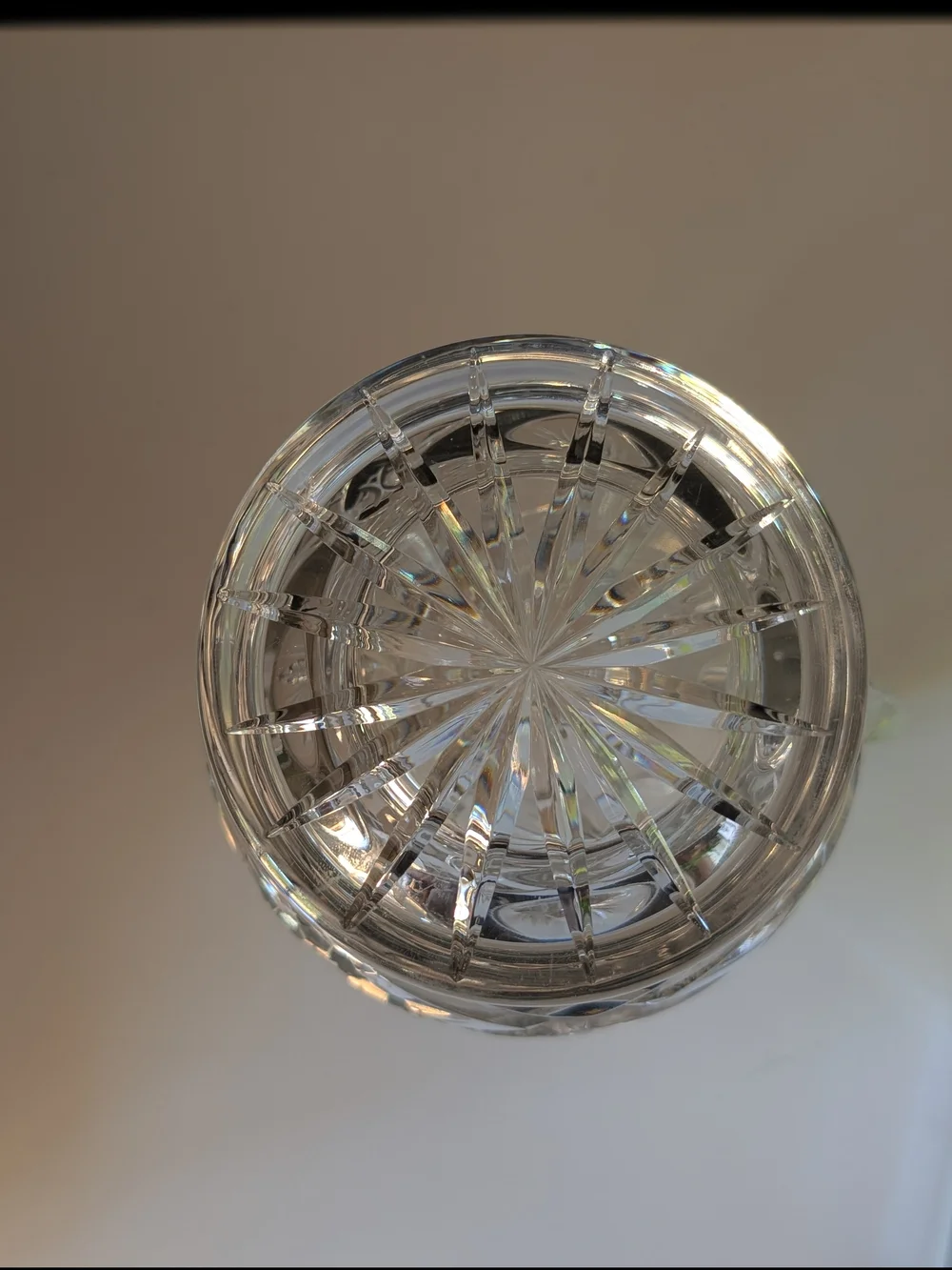 Cut Glass Crystal Pitcher - Clear